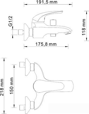 Смеситель Wasserkraft Rossel 2801