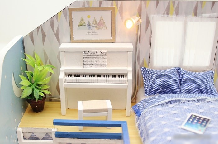 Румбокс Hobby Day DIY Mini House Неоновый лофт (M042)
