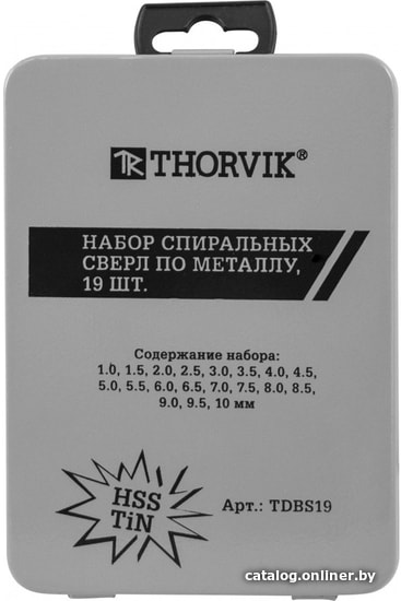 Набор оснастки Thorvik TDBS19 (19 предметов)
