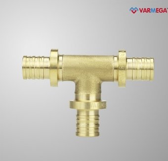 Фитинг Varmega Тройник равносторонний Slide-fit 16, аксиальный VM50411