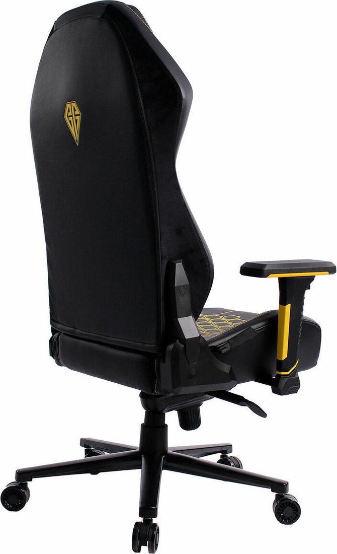 Игровое (геймерское) кресло Brabix GM-180 532953 (черный/желтый)