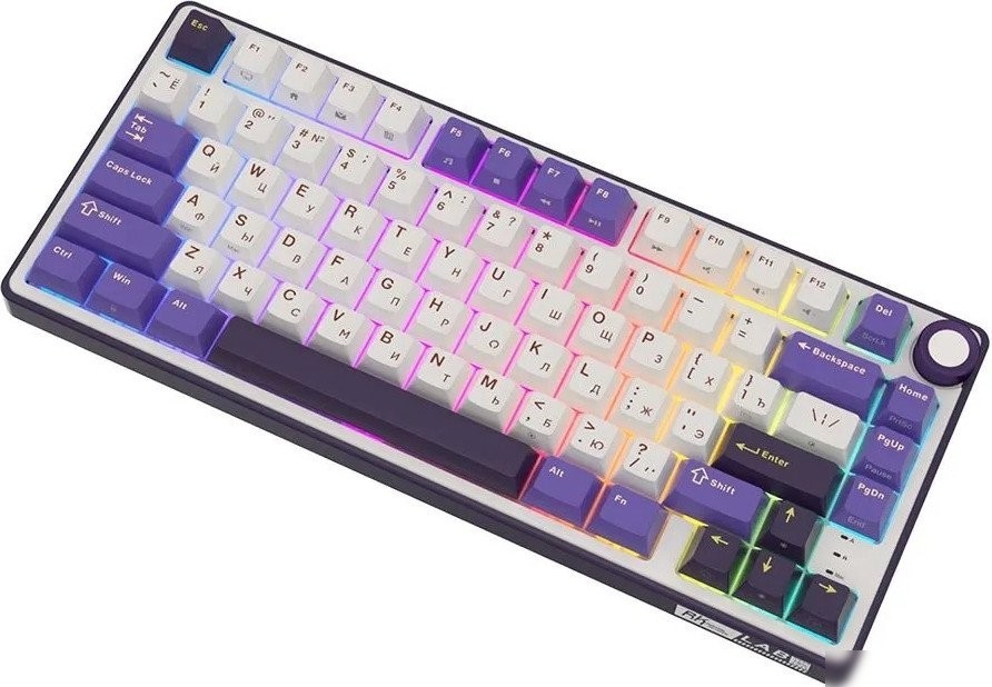 Клавиатура Royal Kludge R75 RGB Blackberry (RK Brown)