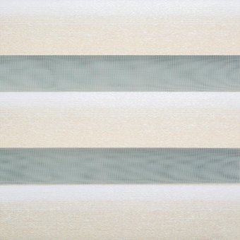 Рулонные шторы Lm Decor Дабл ДН LB 55-01 220x185 (белый/бежевый)