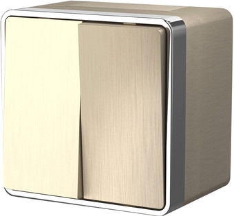 Выключатель Werkel Gallant W5020210 a051045 (шампань рифленый)