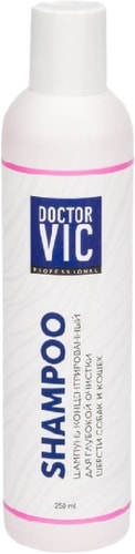 Концентрат шампуня Doctor VIC для глубокой очистки шерсти собак и кошек (250 мл)