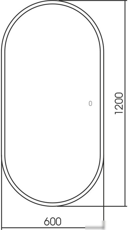Зеркало Abber Kontur AG6303SL-1.2