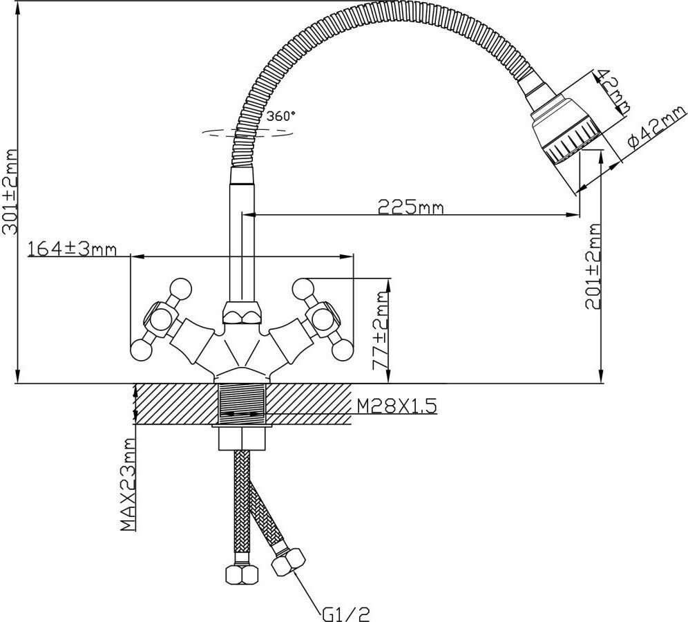 Смеситель AV Engineering AVROL4-D55