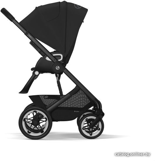 Коляска прогулочная «книга» Cybex Talos S Lux (BLK moon black)