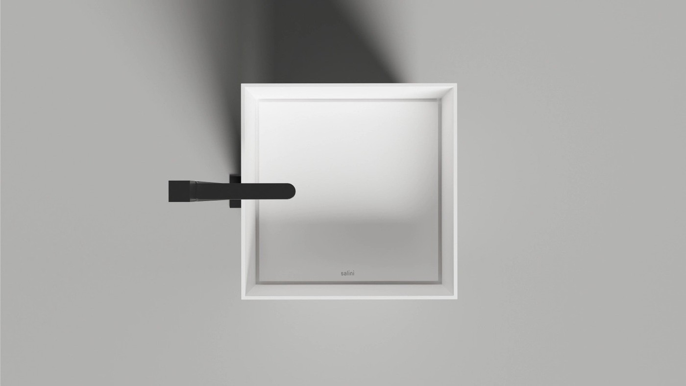 Умывальник Salini Armonia Square 01 130511G (S-Sense, глянцевый)