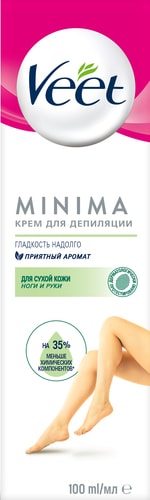 Veet Крем для депиляции Minimal и для сухой кожи 100 мл