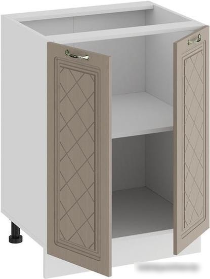 Шкаф напольный Трия Бьянка 1Н6 (дуб кофе)