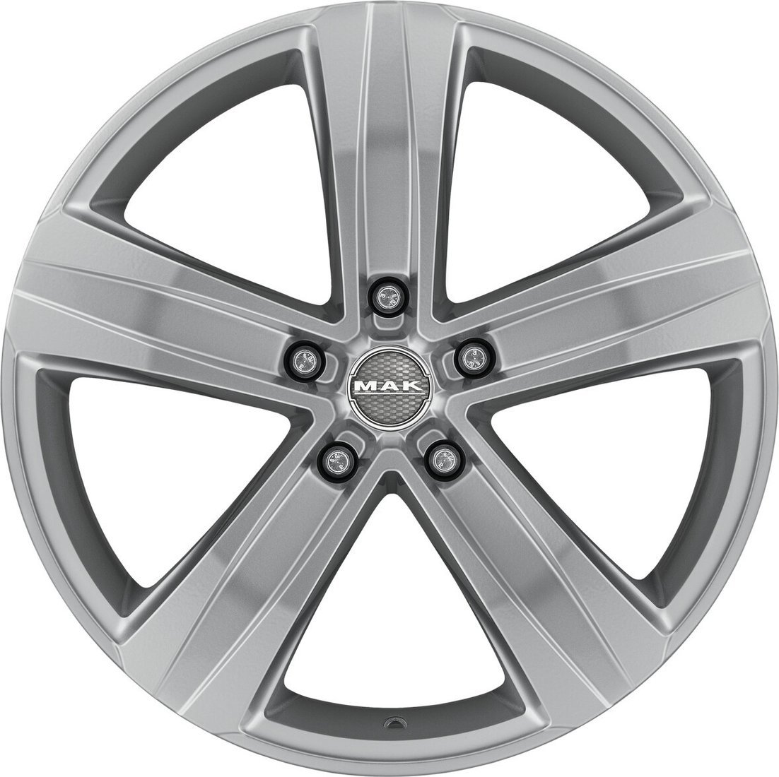 Литые диски MAK Stone 5 18x7.5" 5x114.3мм DIA 66.1мм ET 38мм Silver