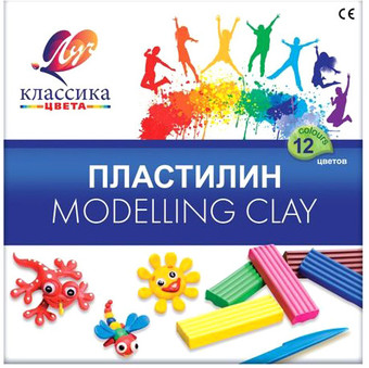 Пластилин Луч Классика 7С 331-08 (12 цв)