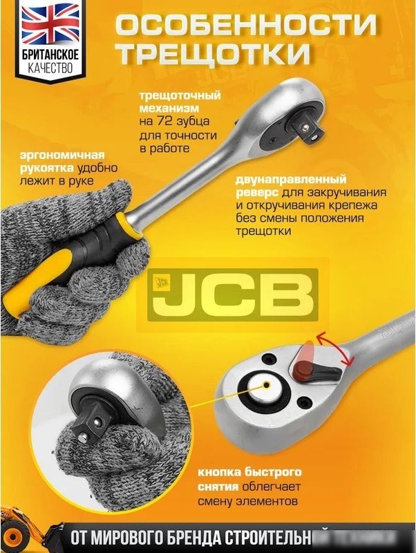 Универсальный набор инструментов JCB 4362M (60498)