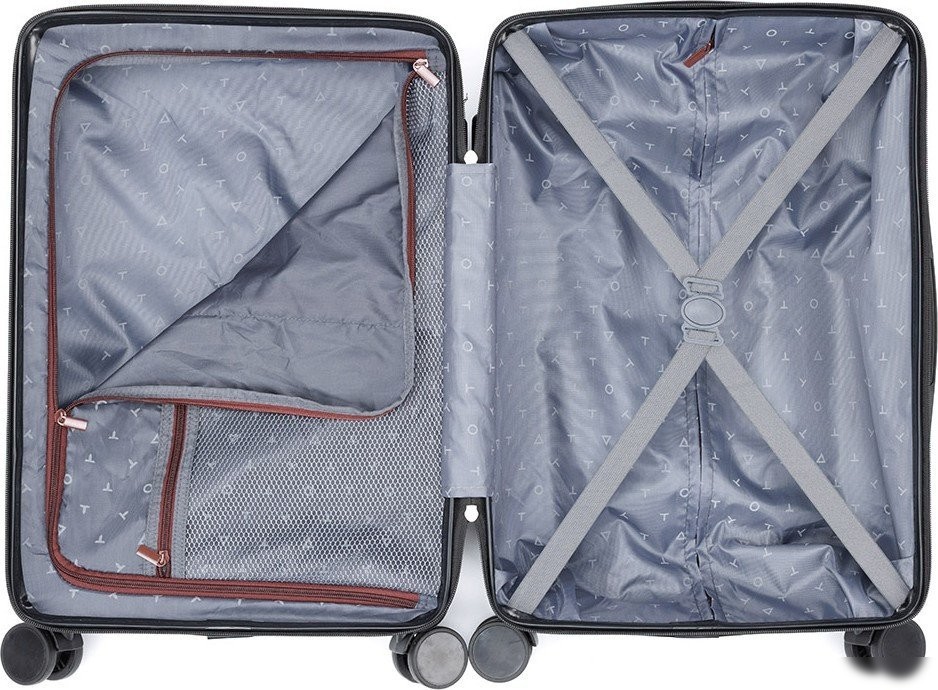 Чемодан Torber Onego T2081BS (бордовый)