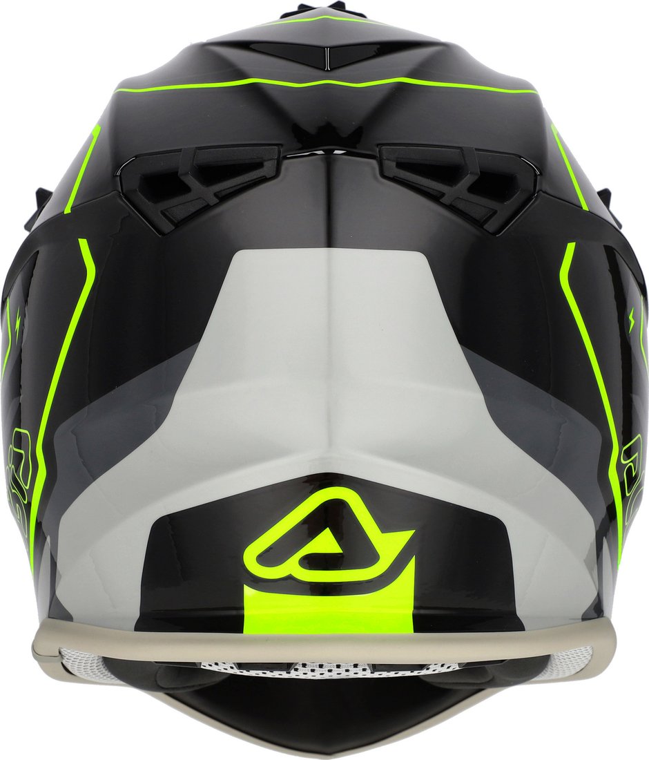 Мотошлем Acerbis Linear 2206 Graphic 0025316.444.064 (M, черный/флуоресцентный желтый)