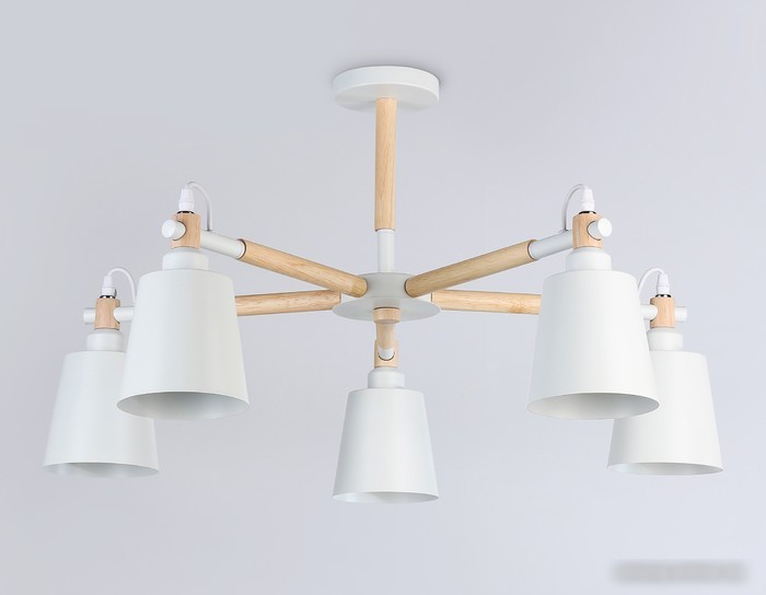 Люстра средней высоты Ambrella TR82208/5 WH/LW