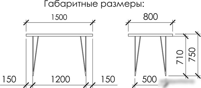 Кухонный стол Buro7 Грасхопер 150 (классика, дуб беленый/белый)