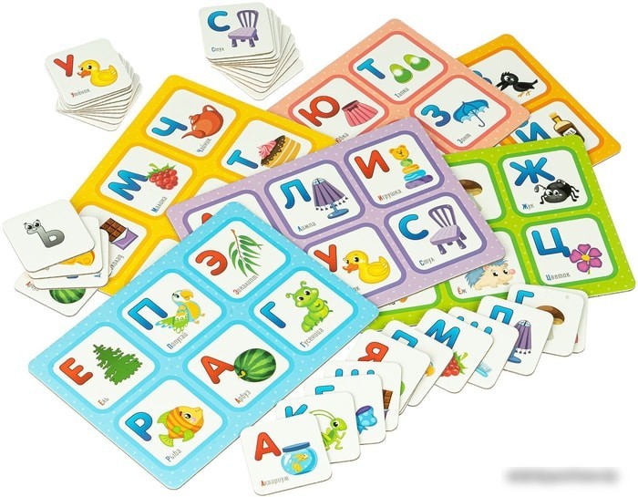 Развивающая игра Bondibon Лото Изучаем алфавит ВВ4868