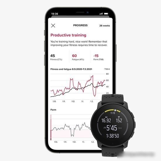 Умные часы Suunto 9 Peak Titanium (синий гранит)