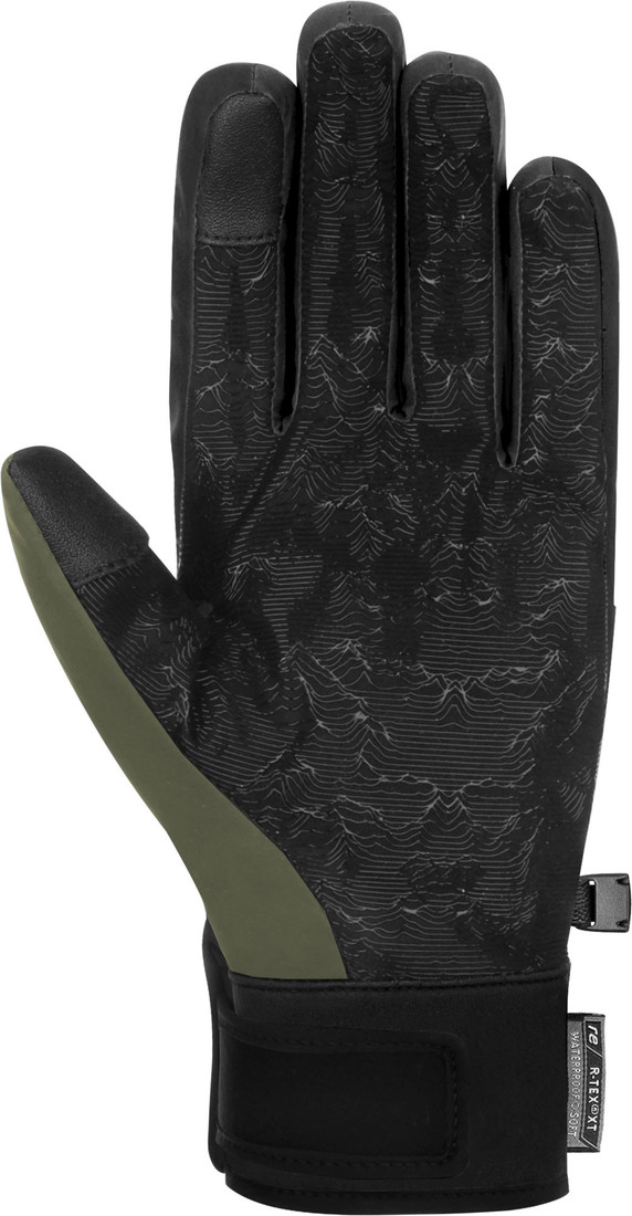 Горнолыжные перчатки Reusch Raptor R-Tex Xt Touch-Tec Burnt 6202223-5710 (р-р 10, Olive/Black)