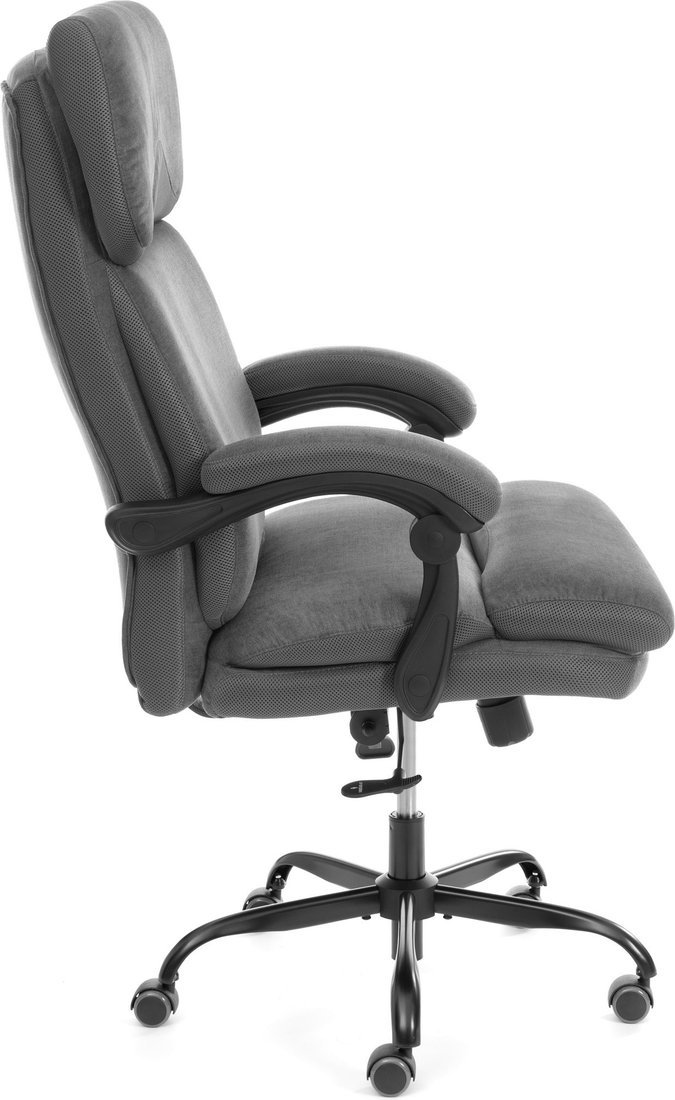 Офисное кресло TetChair Chief metalBL (ткань, серый, KUB 05/TW-12)