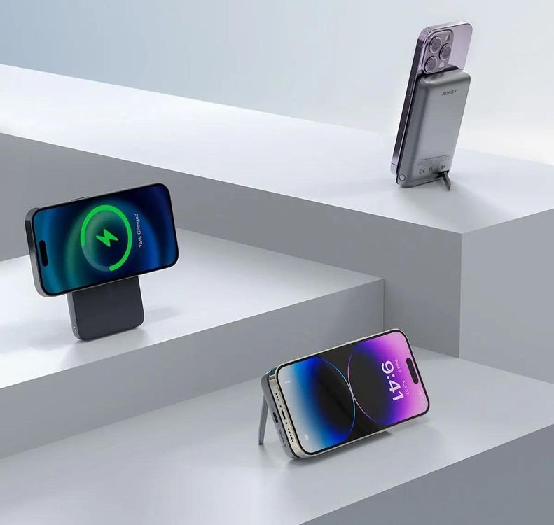 Внешний аккумулятор Aukey Magnetic2 PB-MS06 10000mAh (черный)