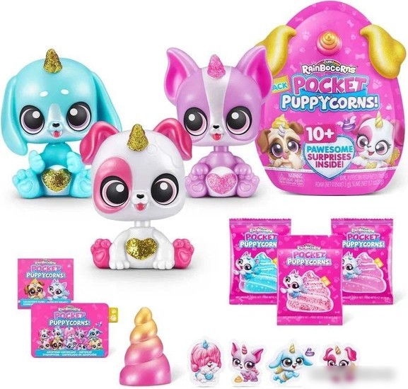 Кукла-сюрприз Zuru Rainbocorns Сюрприз Pocket Puppycorn 9284