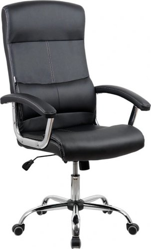 Офисное кресло King Style SHL-2 Sane PU Chrome (черный)