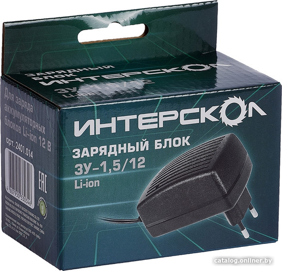 Зарядное устройство Интерскол ЗУ-1.5/12 2401.014 (12В)