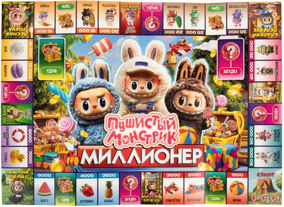 Настольная игра Умные игры Пушистые монстрики 4630395055512