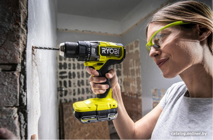 Ударная дрель-шуруповерт Ryobi RPD18X-2C52S 5133005527 (с 2-мя АКБ 2 Ач+5 Ач, сумка)