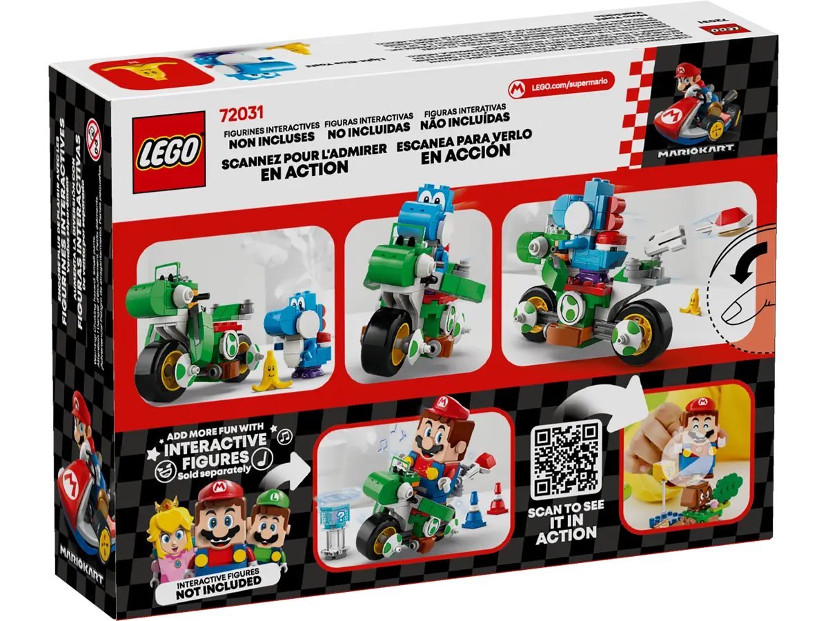 Конструктор LEGO Mario Kart – Мотоцикл Йоши 72031