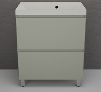 Symbolite Тумба под умывальник Манхэттен 70 Plus 2 ящика + Asti 70x45 (олива/жасмин)