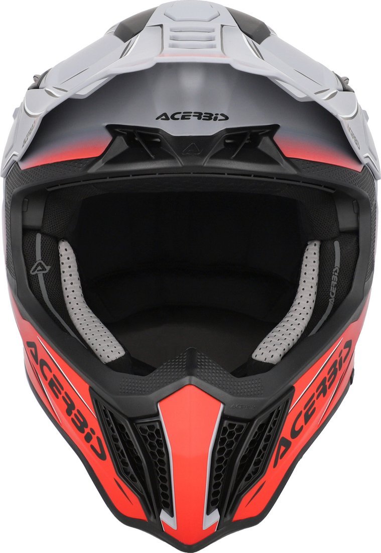 Мотошлем Acerbis Airstrike-X 0026905.295.066 (L, серый/красный)