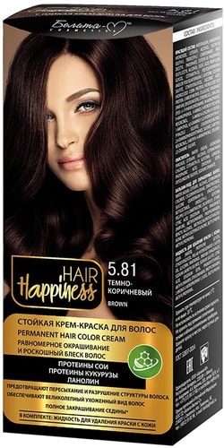 Белита-М Hair Happiness Стойкая 5.81 темно-коричневый