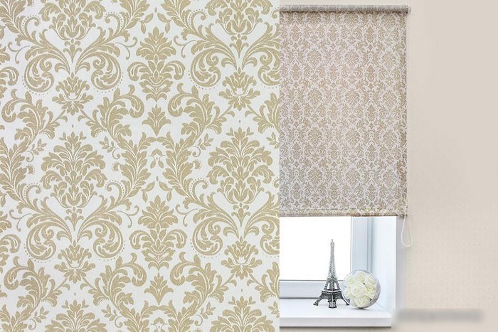 Рулонные шторы Legrand Дамаск 57x175 (экрю)