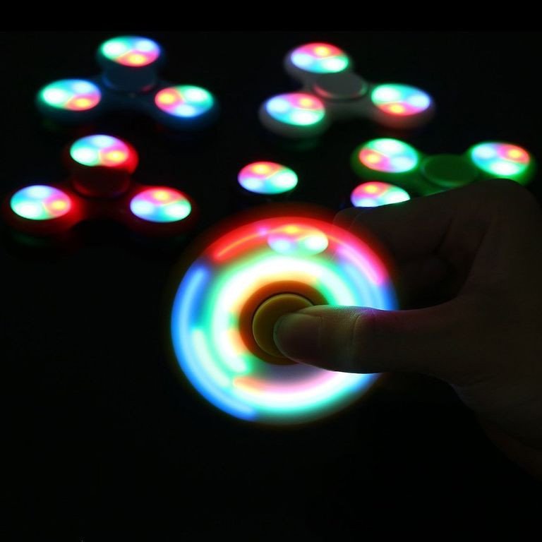 Фиджет спиннер Bingo Hand Spinner LED (черный)