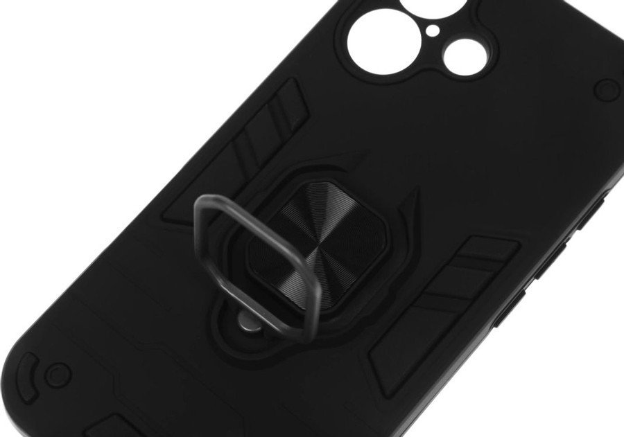 Чехол для телефона BoraSCO Anti-Shok Case для Apple iPhone 16 74537 (черный)