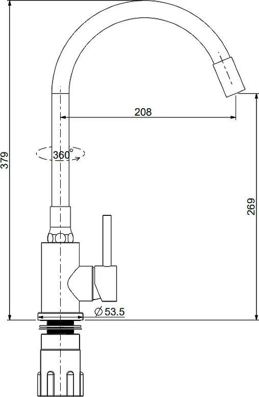 Смеситель Splenka S201.4406.09