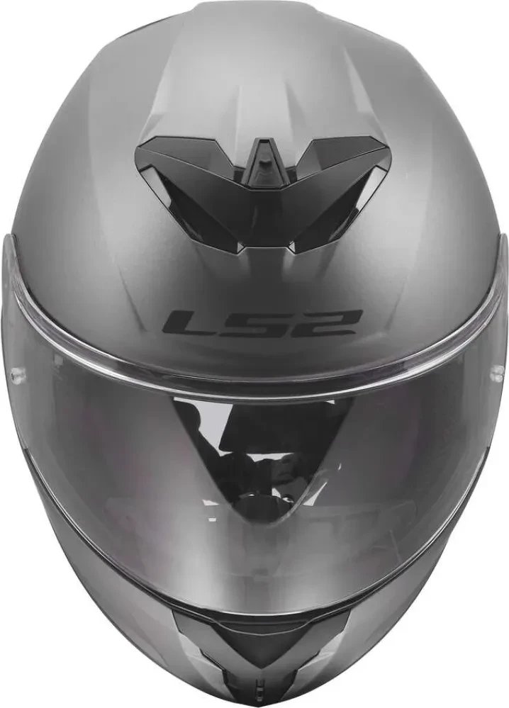 Мотошлем LS2 FF820 Rapid III Solid (3XL, матовый титан)