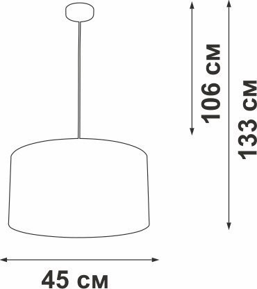 Подвесная люстра Vitaluce V2550-9/1S