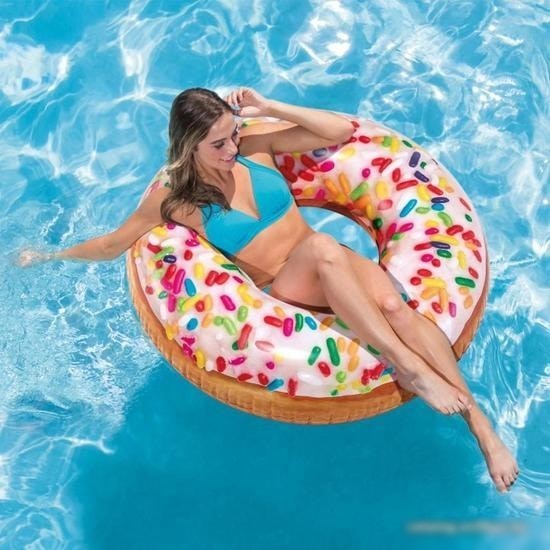 Надувной плот Intex Sprinkle Donut Tube 56263