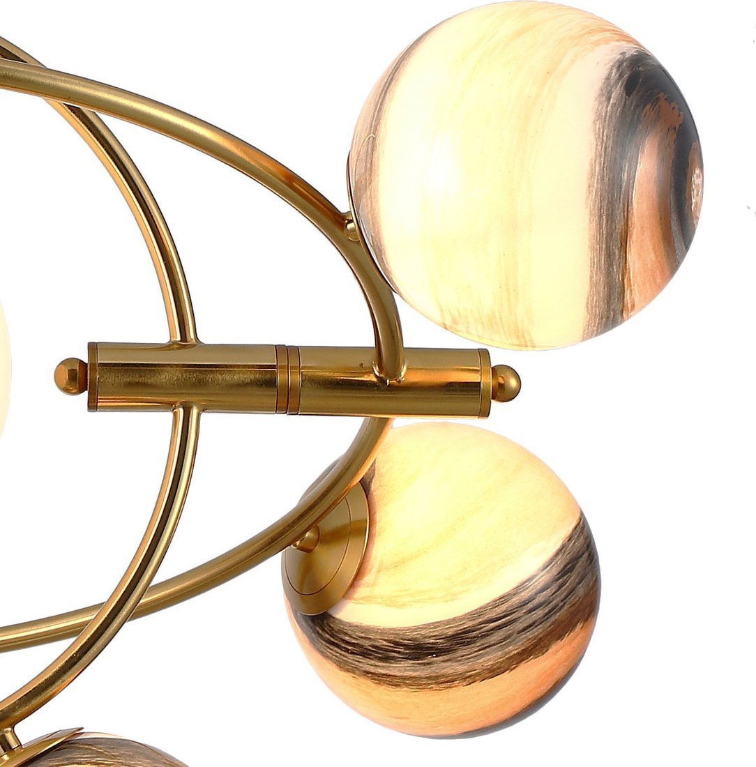Подвесная люстра DeLight Collection Planet KG1122P-7B (brass)