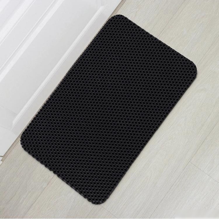 Придверный коврик Venera Home EVA Ромбы 43х62 (черный)