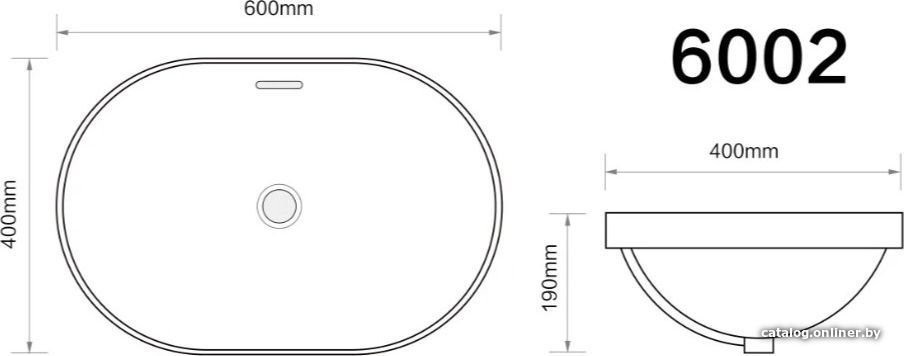 Умывальник Axus 60 6002