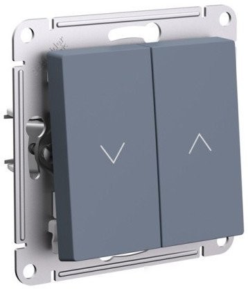 Выключатель для жалюзи Systeme Electric AtlasDesign ATN000719 (грифель)