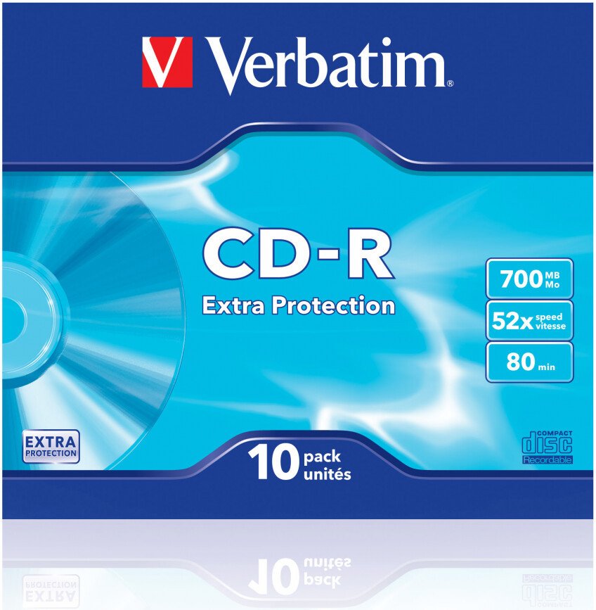 CD-R диск Verbatim 700Mb 52x 43415 (10 шт.)