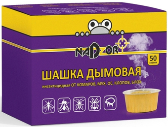 Дымовая шашка от насекомых Nadzor инсектицидная 50 г