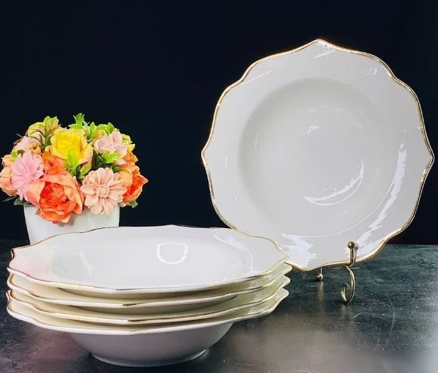 Набор тарелок Lenardi Magnolia Gold 205-578 (6шт)